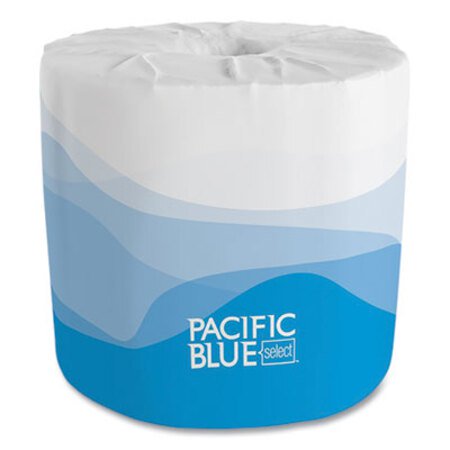 Picture of Pacific Blue Select Embossed Bathroom Tissue in Dispenser Box, Septic Safe, 2-Ply, White, 550 Sheets/Roll, 40 Rolls/CartonGPC-1824001