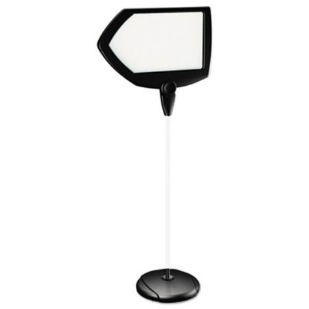 Picture of Floor Stand Sign Holder, Arrow, 25x17 sign, 63" High, Black FrameBVC-SIG01010101