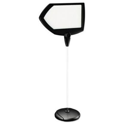Picture of Floor Stand Sign Holder, Arrow, 25x17 sign, 63" High, Black FrameBVC-SIG01010101