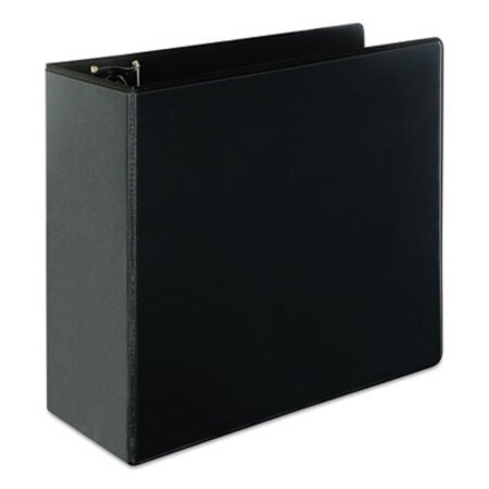 Picture of Slant-Ring View Binder, 3 Rings, 5" Capacity, 11 x 8.5, BlackUNV-20998