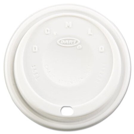 Picture of Cappuccino Dome Sipper Lids, Fits 12 oz to 24 oz Cups, White, 1,000/CartonDCC-16EL