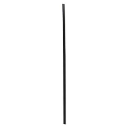 Picture of Cocktail Straws, 8", Polypropylene, Black, 5,000/CartonBWK-SLSTUBL