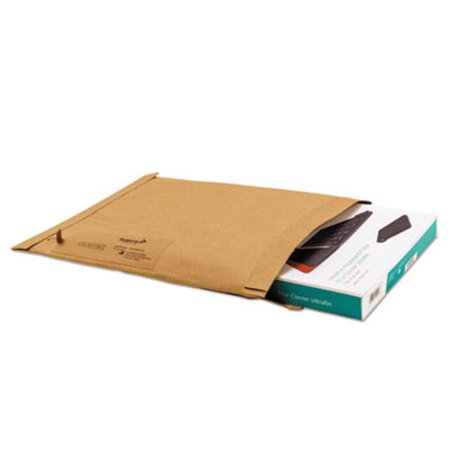 Picture of Jiffy Padded Mailer, #0, Paper Lining, Fold Flap Closure, 6 x 10, Natural Kraft, 250/CartonSEL-63131