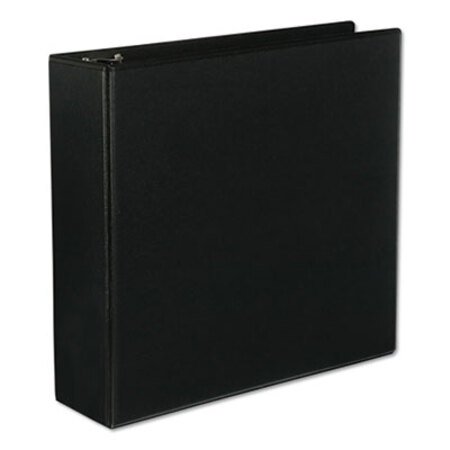 Picture of Slant-Ring View Binder, 3 Rings, 3" Capacity, 11 x 8.5, BlackUNV-20747