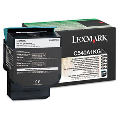 Picture of C540A1KG Return Program Toner, 1,000 Page-Yield, BlackLEX-C540A1KG