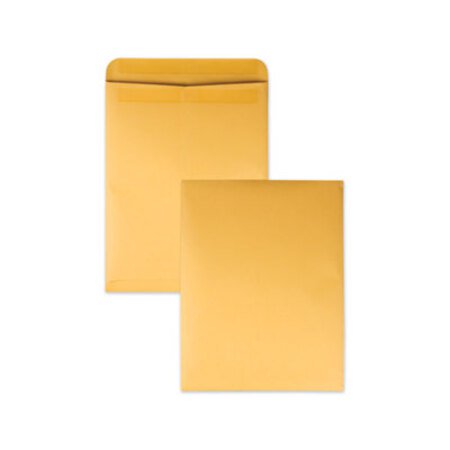 Picture of Redi-Seal Catalog Envelope, #15 1/2, Cheese Blade Flap, Redi-Seal Closure, 12 x 15.5, Brown Kraft, 100/BoxQUA-44067