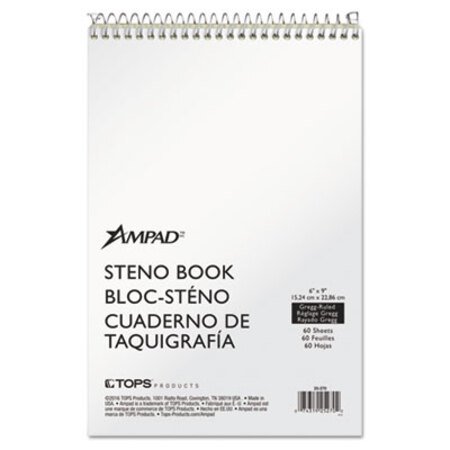 Picture of Steno Books, Gregg Rule, Tan Cover, 6 x 9, 60 Green Tint SheetsTOP-25270
