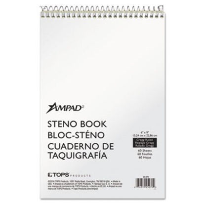 Picture of Steno Books, Gregg Rule, Tan Cover, 6 x 9, 60 Green Tint SheetsTOP-25270