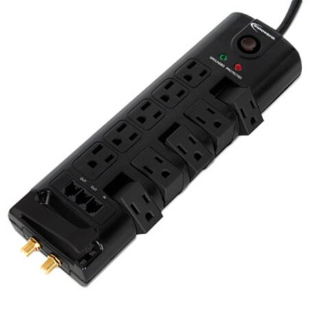 Picture of Surge Protector, 10 Outlets, 6 ft Cord, 2880 Joules, BlackIVR-71657
