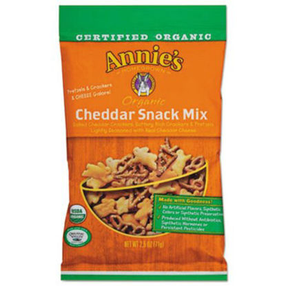 Picture of Organic Cheddar Snack Mix, 2.5 oz Bag, 12/CartonANI-00073