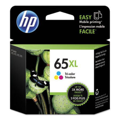 Picture of HP 65XL, (N9K03AN) High-Yield Tri-Color Original Ink CartridgeHEW-N9K03AN