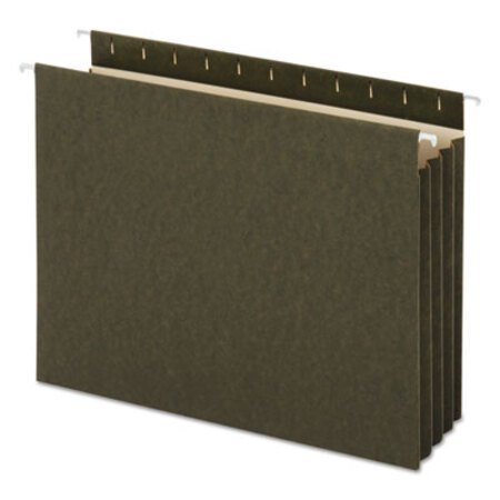 Picture of Hanging Box Bottom File Pockets, Letter Size, Standard Green, 10/BoxUNV-14160