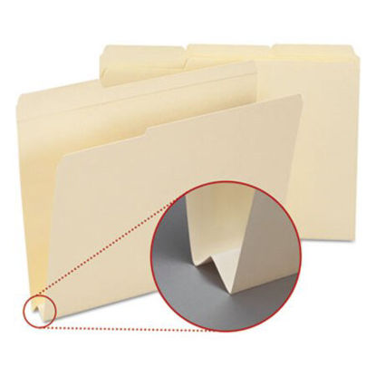 Picture of Expandable Heavyweight File Folders, 1/3-Cut Tabs, Letter Size, Manila, 50/BoxSMD-10405