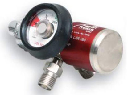 Picture of LSP Oxygen Regulator Fixed Flow with Gauge and 2 Check Valves DISS Outlet CGA-540L106-260