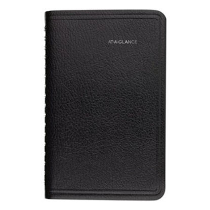 Picture of Weekly Pocket Appt. Book, Telephone/Address Section, 6 x 3.5, Black, 2022AAG-G25000