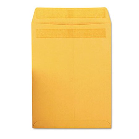 Picture of Redi-Seal Catalog Envelope, #10 1/2, Cheese Blade Flap, Redi-Seal Closure, 9 x 12, Brown Kraft, 100/BoxQUA-43567