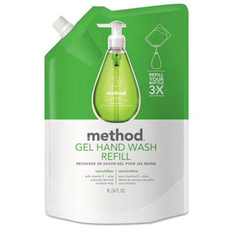 Picture of Gel Hand Wash Refill, Cucumber, 34 oz PouchMTH-00656