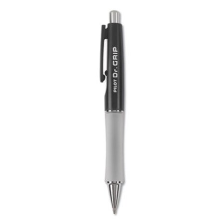 Picture of Dr. Grip Ballpoint Pen, Retractable, Medium 1 mm, Black Ink, Black BarrelPIL-36100