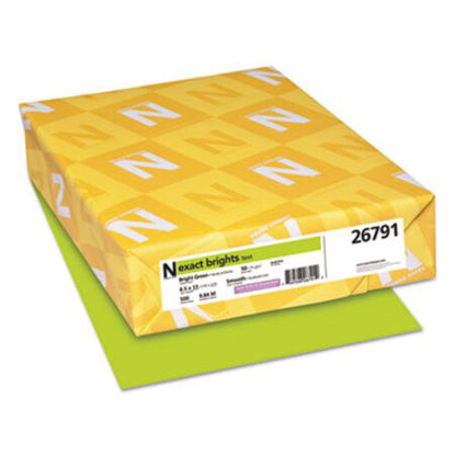 Picture of Exact Brights Paper, 20lb, 8.5 x 11, Bright Green, 500/ReamWAU-26791
