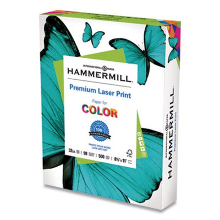 Picture of Premium Laser Print Paper, 98 Bright, 32lb, 8.5 x 11, White, 500/ReamHAM-104646