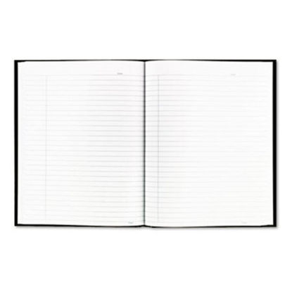 Picture of Business Notebook, Medium/College Rule, Black Cover, 9.25 x 7.25, 192 SheetsRED-A9