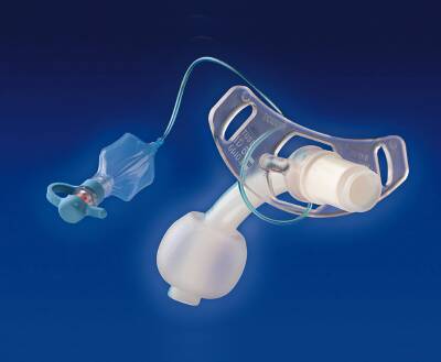 Picture of Tracheostomy Tube Portex® Flex D.I.C.® Cannula Size 10 Cuffed505100