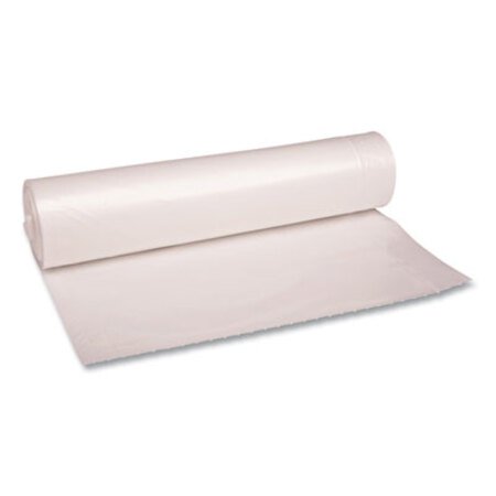 Picture of Low Density Repro Can Liners, 56 gal, 1.1 mil, 43" x 47", Clear, 10 Bags/Roll, 10 Rolls/CartonBWK-532