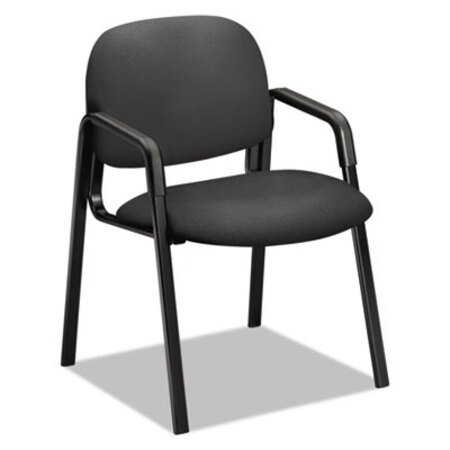 Picture of Solutions Seating 4000 Series Leg Base Guest Chair, 23.5" x 24.5" x 32", Iron Ore Seat/Back, Black BaseHON-4003CU19T