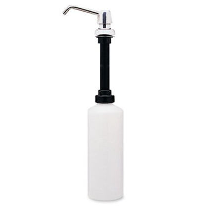 Picture of Contura Lavatory-Mounted Soap Dispenser, 34 oz, 3.31 x 4 x 17.63, Chrome/Stainless SteelBOB-822