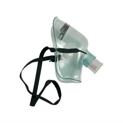 Picture of Aerosol Mask Standard Style Adult One Size Fits Most Adjustable Head Strap / Nose Clip5402