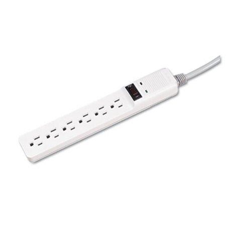 Picture of Basic Home/Office Surge Protector, 6 Outlets, 6 ft Cord, 450 Joules, PlatinumFEL-99012