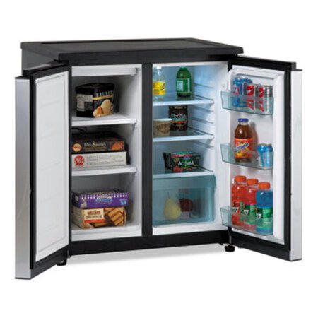 Picture of 5.5 CF Side by Side Refrigerator/Freezer, Black/Stainless SteelAVA-RMS551SS