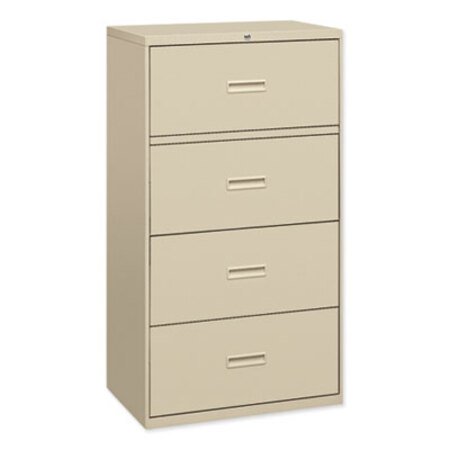Picture of 400 Series Lateral File, 4 File Drawers, Putty, 36" x 18" x 52.5"BSX-484LL