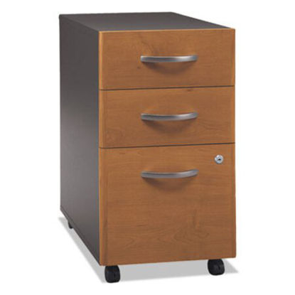Picture of Series C Mobile Pedestal File, Left or Right, 3-Drawers: Box/Box/File, Natural Cherry/Graphite Gray, 15.75" x 20.25" x 27.88"BSH-WC72453SU