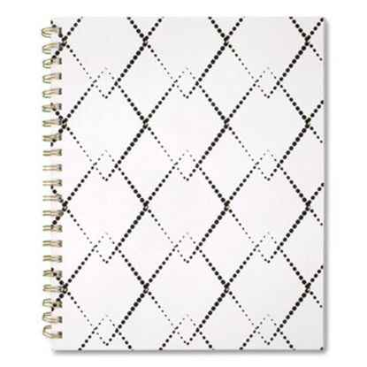Picture of Mackenzie Weekly/Monthly Planner, 11 x 8.5, Black/White Geo, 2022AAG-1574905