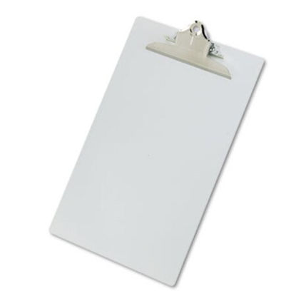 Picture of Aluminum Clipboard w/High-Capacity Clip, 1" Clip Cap, 82 x 14 Sheets, SilverSAU-22519