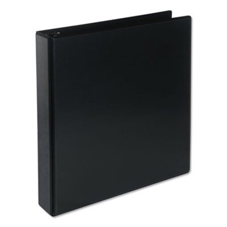 Picture of Deluxe Round Ring View Binder, 3 Rings, 1.5" Capacity, 11 x 8.5, BlackUNV-20721