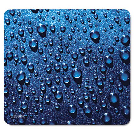 Picture of Naturesmart Mouse Pad, Raindrops Design, 8 1/2 x 8 x 1/10ASP-30182