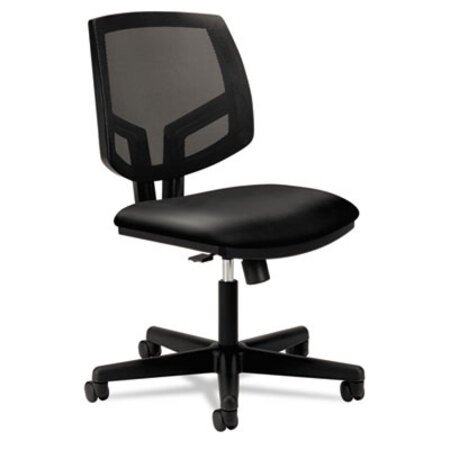 Picture of Volt Series Mesh Back Leather Task Chair with Synchro-Tilt, Supports Up to 250 lb, 18.13" to 22.38" Seat Height, BlackHON-5713SB11T