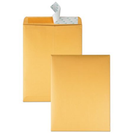 Picture of Redi-Strip Catalog Envelope, #13 1/2, Cheese Blade Flap, Redi-Strip Closure, 10 x 13, Brown Kraft, 100/BoxQUA-44762