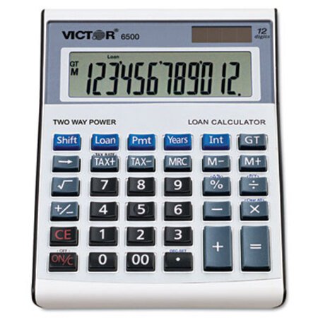 Picture of 6500 Executive Desktop Loan Calculator, 12-Digit LCDVCT-6500