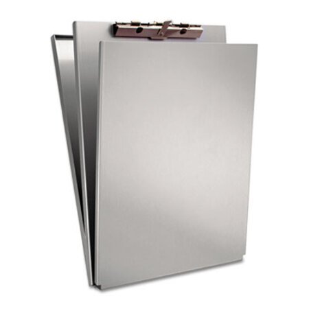 Picture of A-Holder Aluminum Form Holder, " Clip Capacity, Holds 8.5 x 11 Sheets, SilverSAU-10017