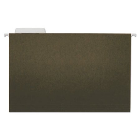 Picture of Hanging File Folders, Legal Size, 1/3-Cut Tab, Standard Green, 25/BoxUNV-14213