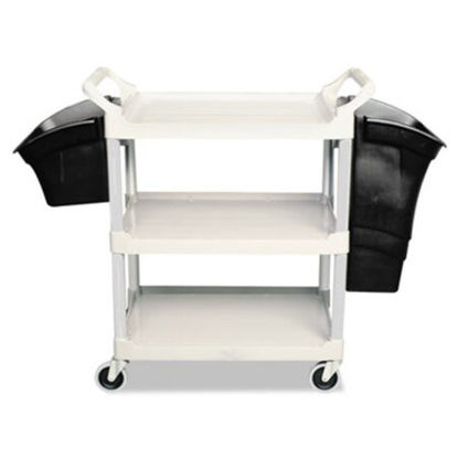 Picture of Xtra Utility Cart, 300-lb Capacity, Three-Shelf, 20w x 40.63d x 37.8h, GrayRCP-4091GRA