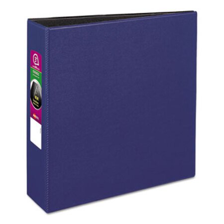 Picture of Durable Non-View Binder with DuraHinge and Slant Rings, 3 Rings, 3" Capacity, 11 x 8.5, BlueAVE-27651
