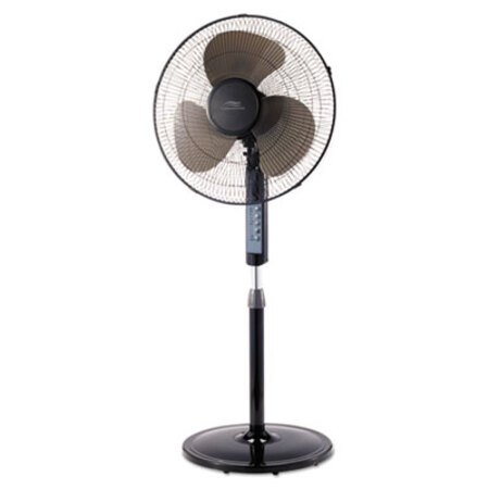 Picture of 16" Remote Control Stand Fan, Three Speeds, BlackLAK-LSF1610BRBM