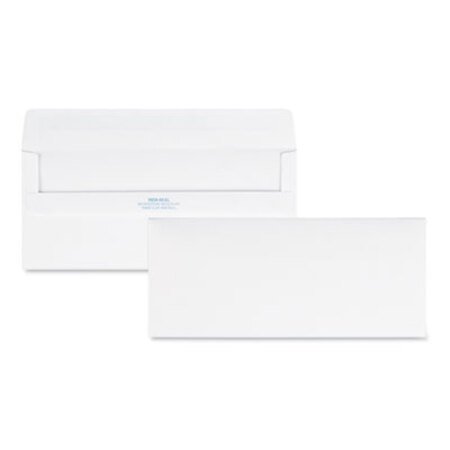 Picture of Redi-Seal Envelope, #10, Commercial Flap, Redi-Seal Closure, 4.13 x 9.5, White, 500/BoxQUA-11118