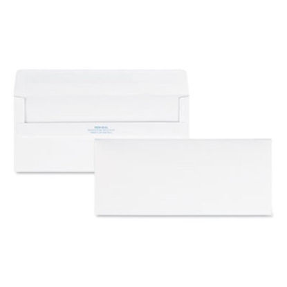 Picture of Redi-Seal Envelope, #10, Commercial Flap, Redi-Seal Closure, 4.13 x 9.5, White, 500/BoxQUA-11118
