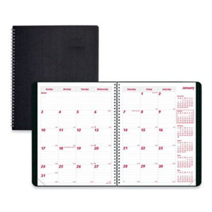 Picture of DuraFlex 14-Month Planner, 11 x 8.5, Black, 2022RED-CB1262VBLK