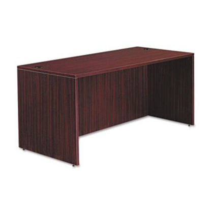 Picture of Alera Valencia Series Straight Front Desk Shell, 65" x 29.5" x 29.63", MahoganyALE-VA216630MY
